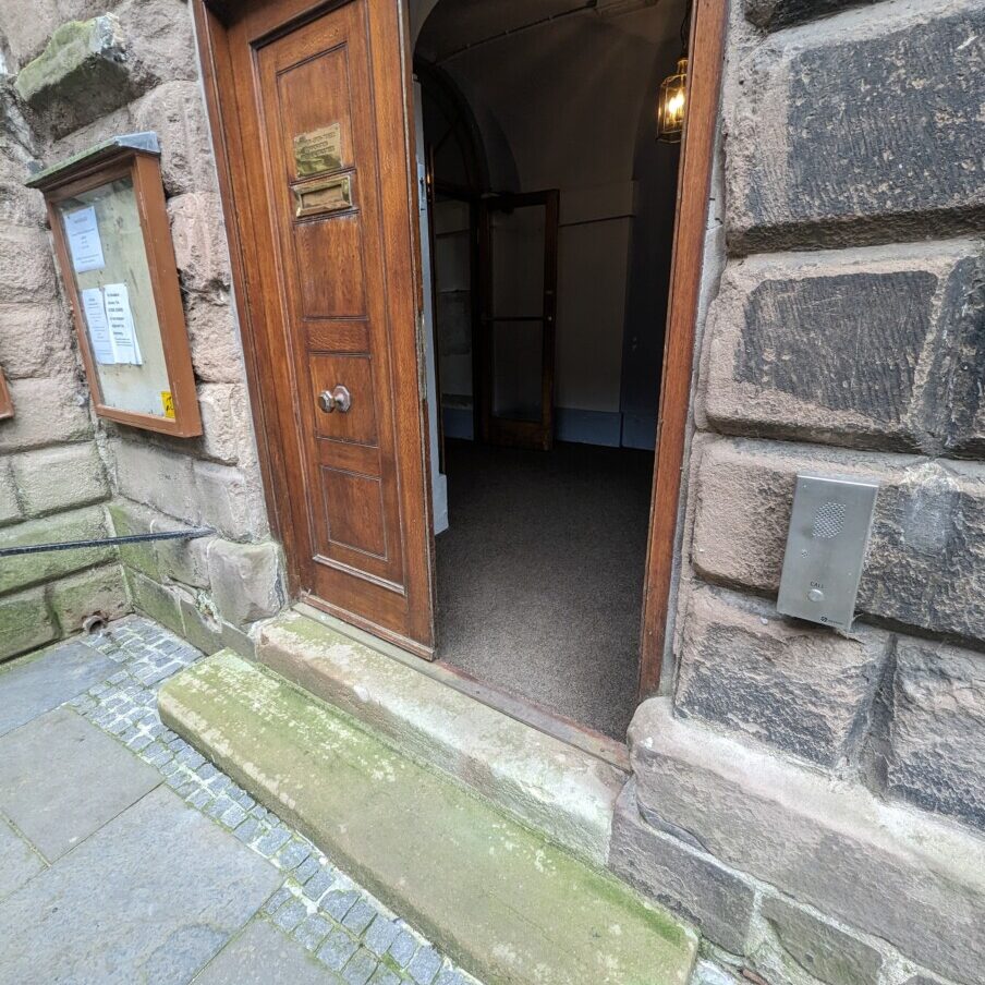 Berwick Town Hall Side Entrance Accessibility