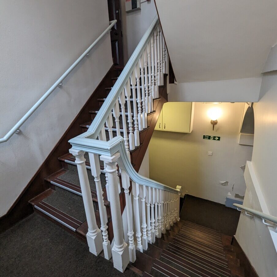 Side Entrance Second Floor Stairwell